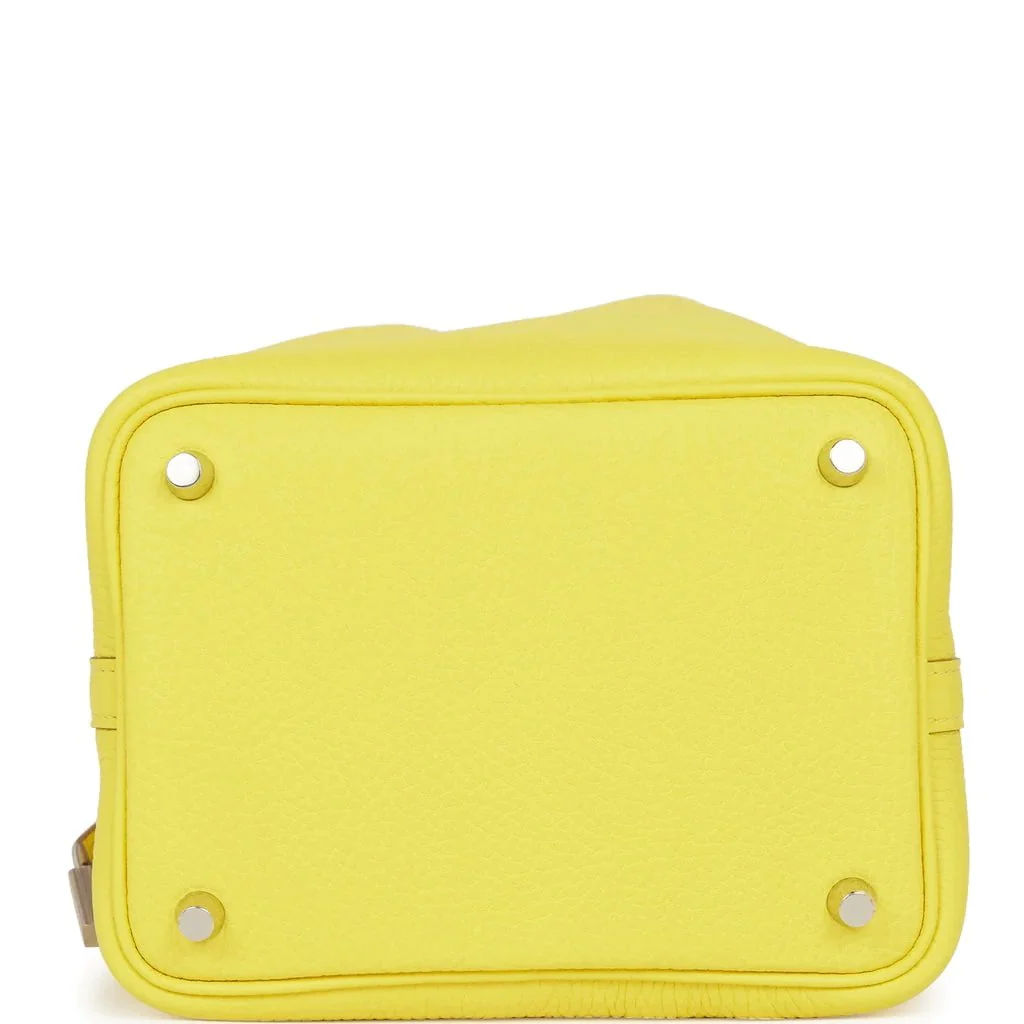 Hermès Picotin Lock 18 Lime Clemence Palladium Hardware